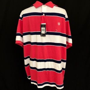 Chaps Men’s Shirt Blue Pink XXL Stripes New $45